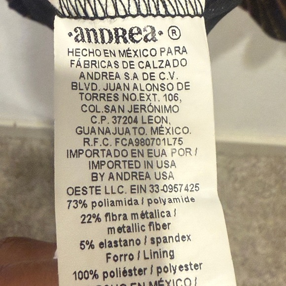 ANDREA Glam Black and Gold Fit and Flare Mini Dress - Picture 4 of 5